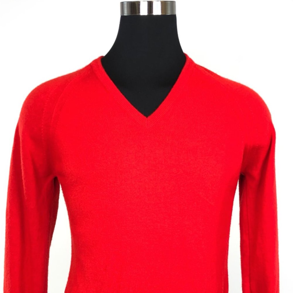 CHRISTIAN DIOR Vintage Red Sweater #II10 - Picture 3 of 7